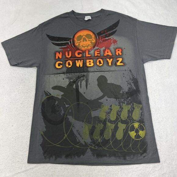 Alstyle Other - Vintage Nuclear Cowboyz Men's Large Short Sleeve BMX Biking Show Graphic T Shirt
